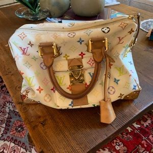 Louis Vuitton multicolor speedy 30